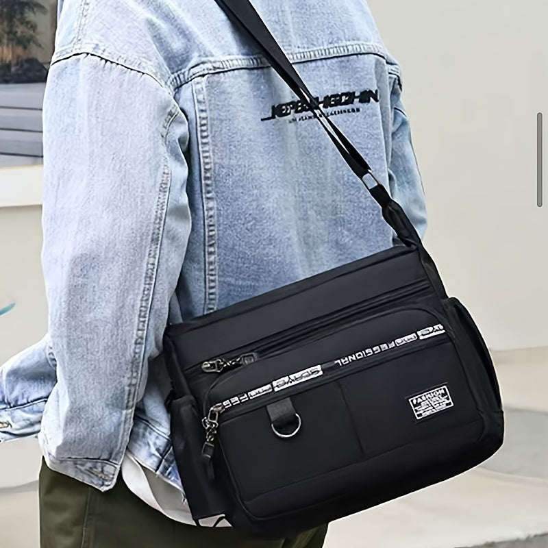 Large Capacity Waterproof Crossbody Bag for Men