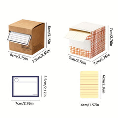 250 Sheets Pull Out Scroll Label Sticky Notes Tearable Memo Blank Tag Stickers
