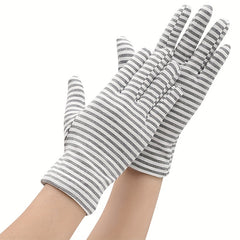 Cotton Sunscreen Gloves for Women and Men - Breathable and Stylish