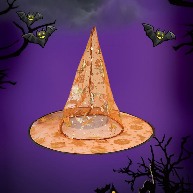 Printed Transparent Halloween Hat For Men Women Unisex Hat Christmas