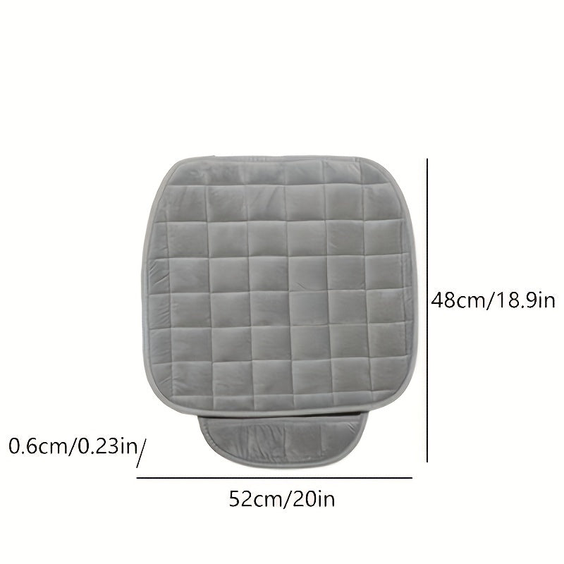 Winter Warm Car Seat Cover Anti Slip Front Chair Seat Cushion