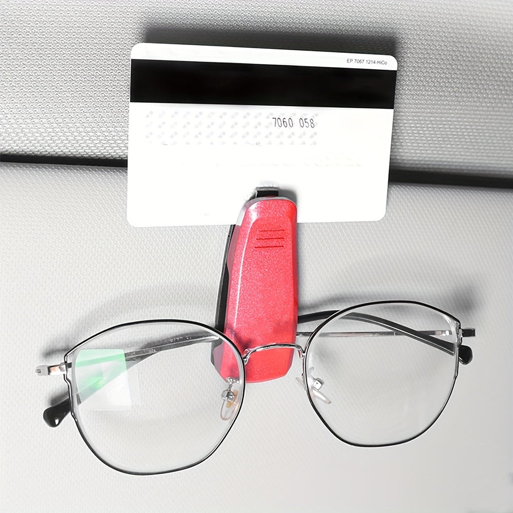 Car Glasses Clip Sun Visor Cover Storage Card Slot Frame Car Glasses Box