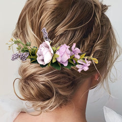 Flower Vine Hair Side Comb Wedding Hair Pin Accessories