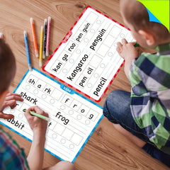 10 Pack Phonemic Awareness & Phonics Dry Erase Board