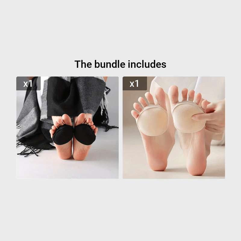 Women's 4D Forefoot Cushion Non Slip High Heel Shoe Socks for Maximum Comfort