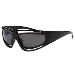 Y2K Wrap Around Sports Sunglasses UV400 Sun Shades for Outdoor Activities