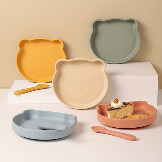 Bear Silicone Baby Feeding Set for Kids Lunch Boxes