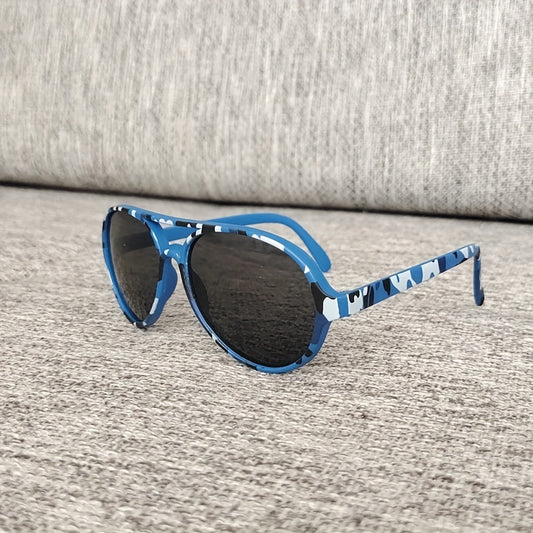 Camouflage Kids Sunglasses Anti-UV Riding Glasses for Boys