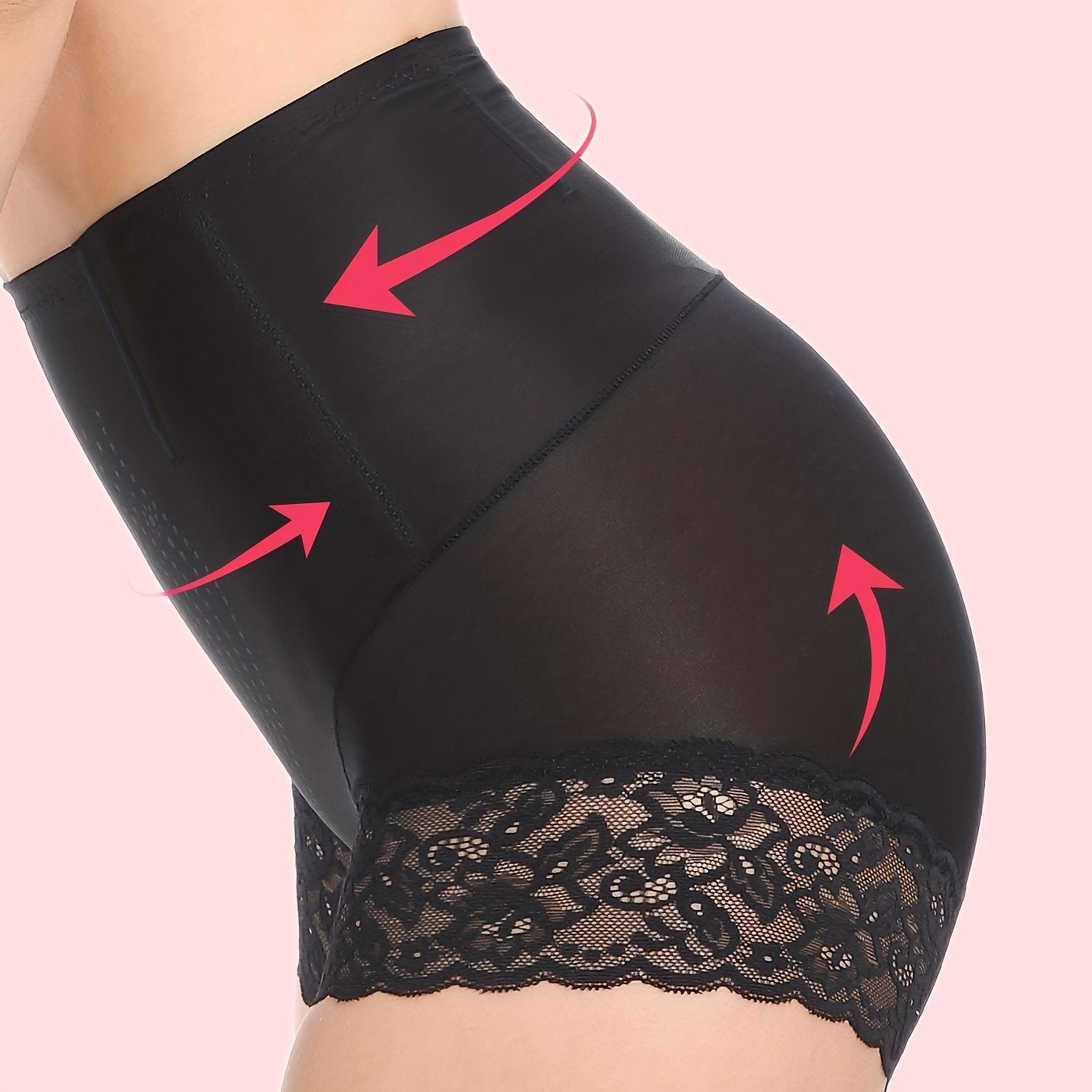 Lace Stitching Shaping Panties Tummy Control Compression Panties