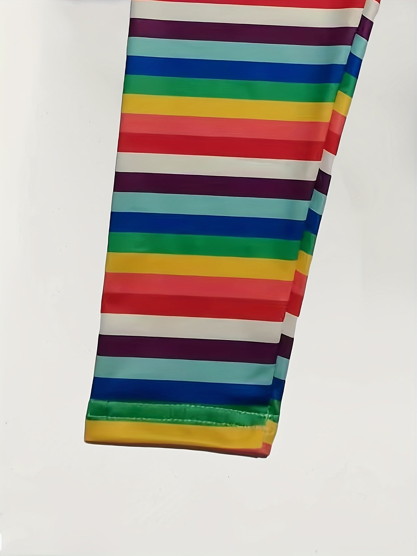 Rainbow Striped Leggings Girls All Seasons Sports Gift