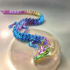 3D Printed Laser Dragon Model Collectible Ornament Home Decor