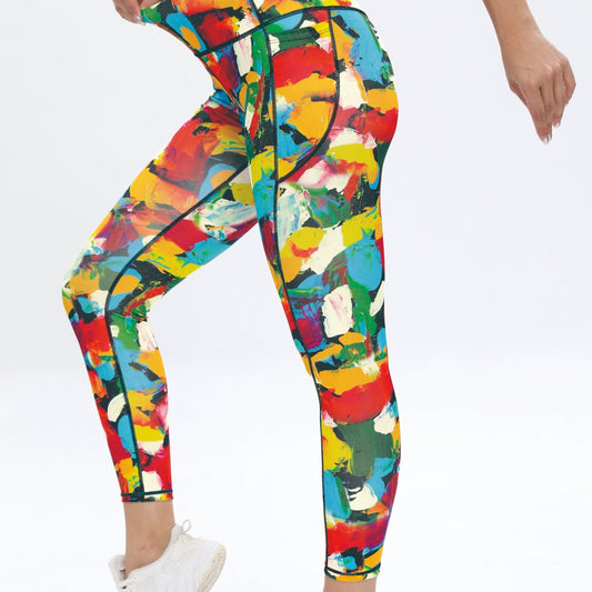 High Waist Yoga Leggings with Pocket Women's Activewear
