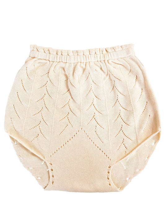 Baby Girls Knit Ruffled Cotton Panties for Spring and Autumn