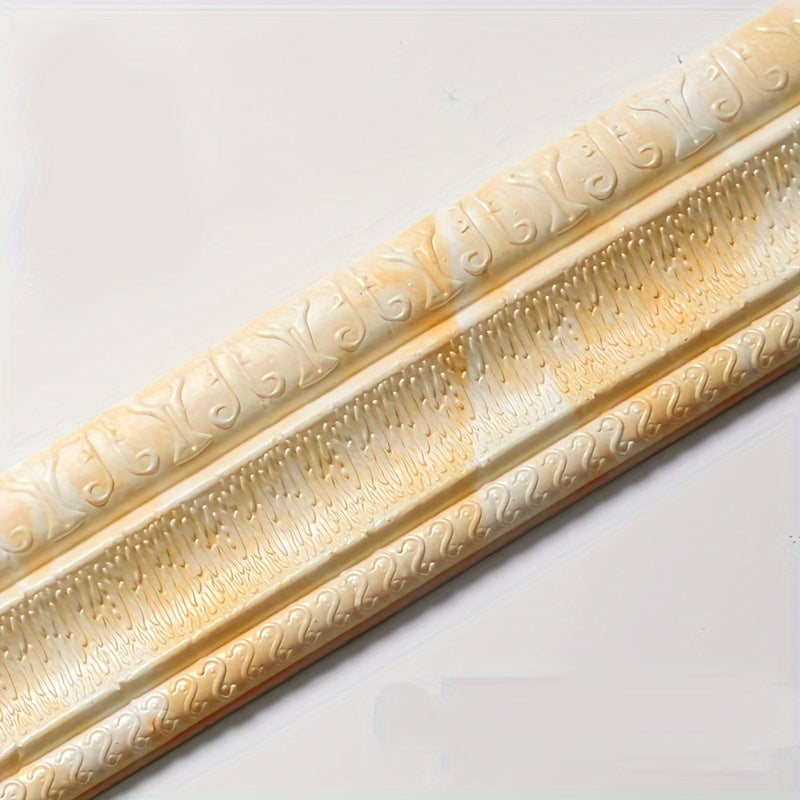 3D Stereo Baseboard Wall Sticker Self Adhesive Trim Line Skirting Border Tiles