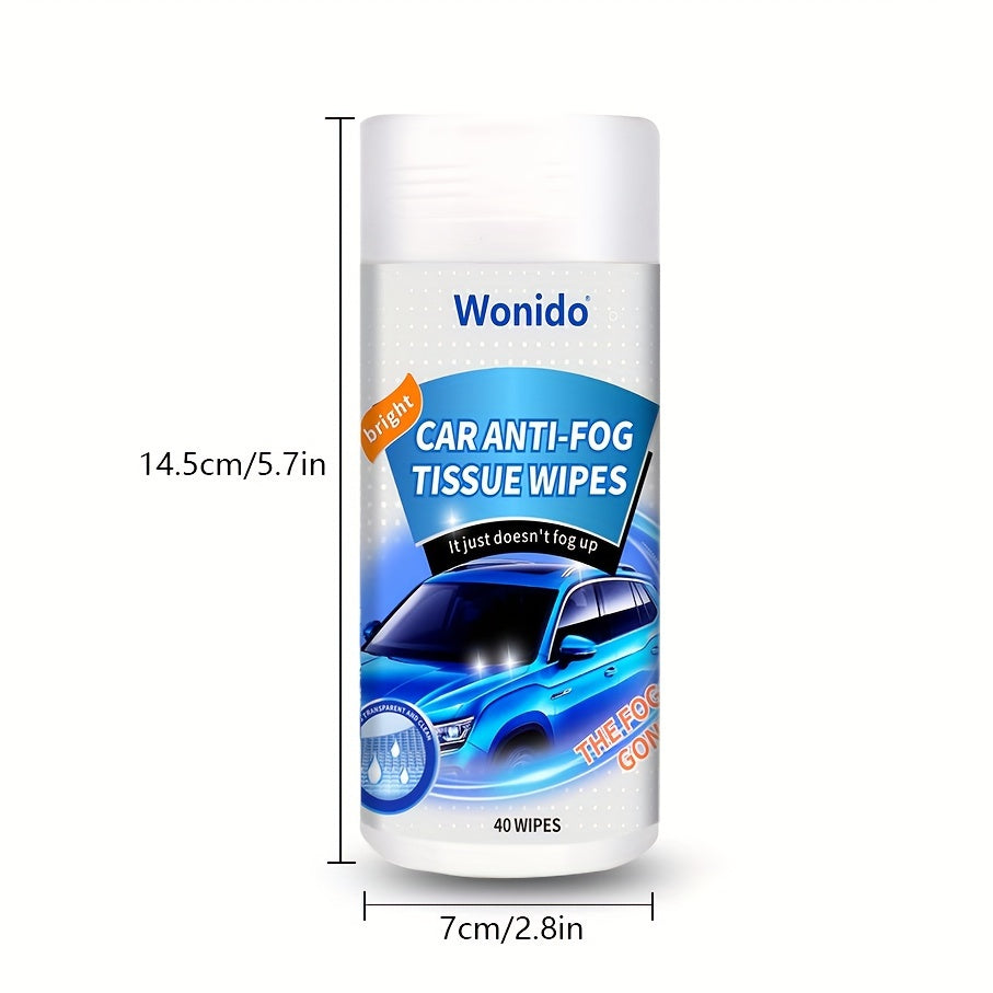 Long Lasting Car Windshield Defogging & Rainproof Wipes