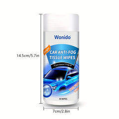 Long Lasting Car Windshield Defogging & Rainproof Wipes