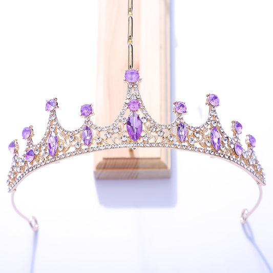 Baroque Style Bride Crown Wedding Headdress Hair Accessories Gift