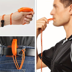 First Aid Survival Whistle Dual Frequency Outdoor Camping H