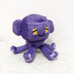 Octopus Plush Toy Soft Purple Squid with Yellow Eyes - Perfect Gift