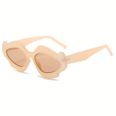Y2K Irregular Sunglasses For Women Men Funny Jelly Decorative Glasses