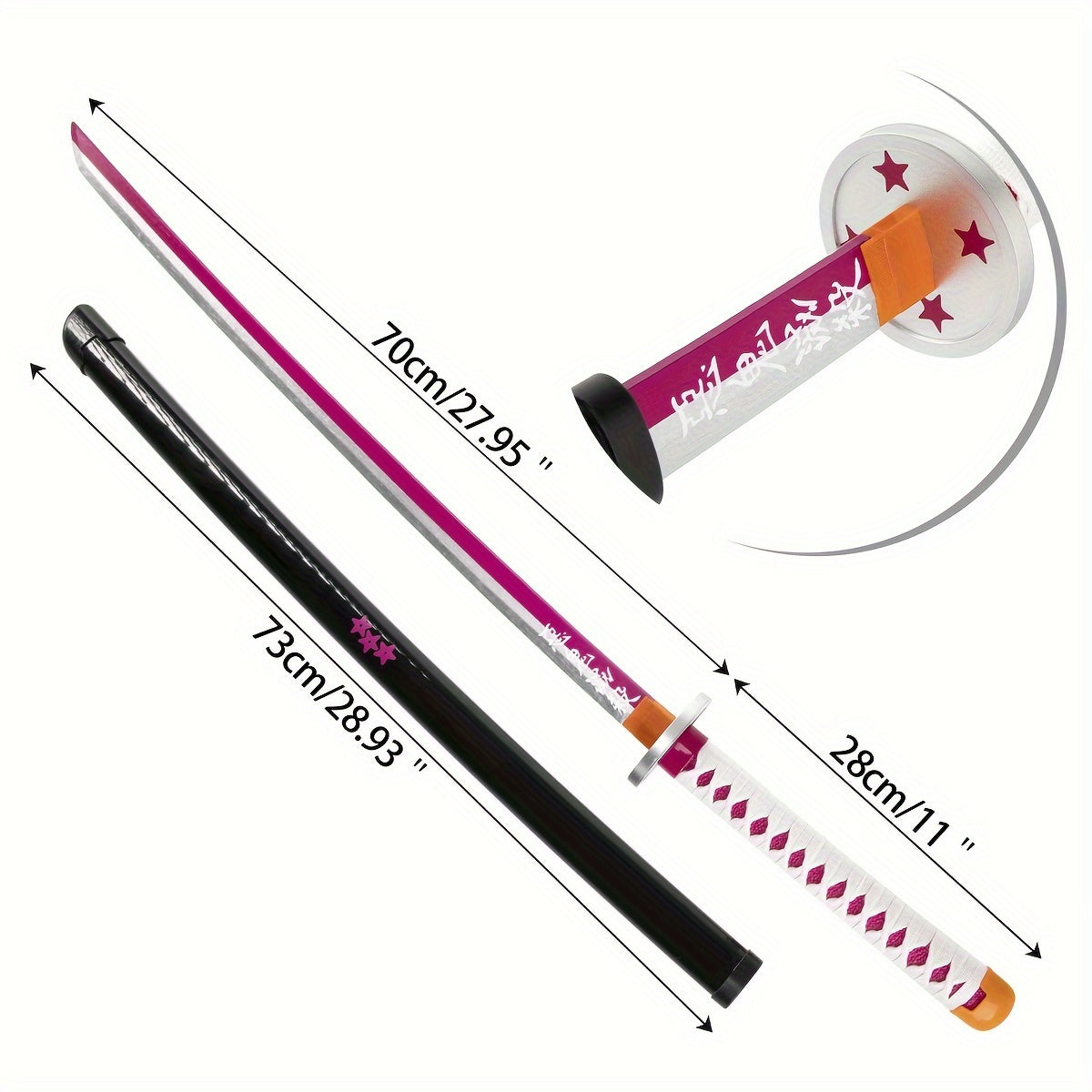 Samurai Katana Sword Halloween Cosplay Prop