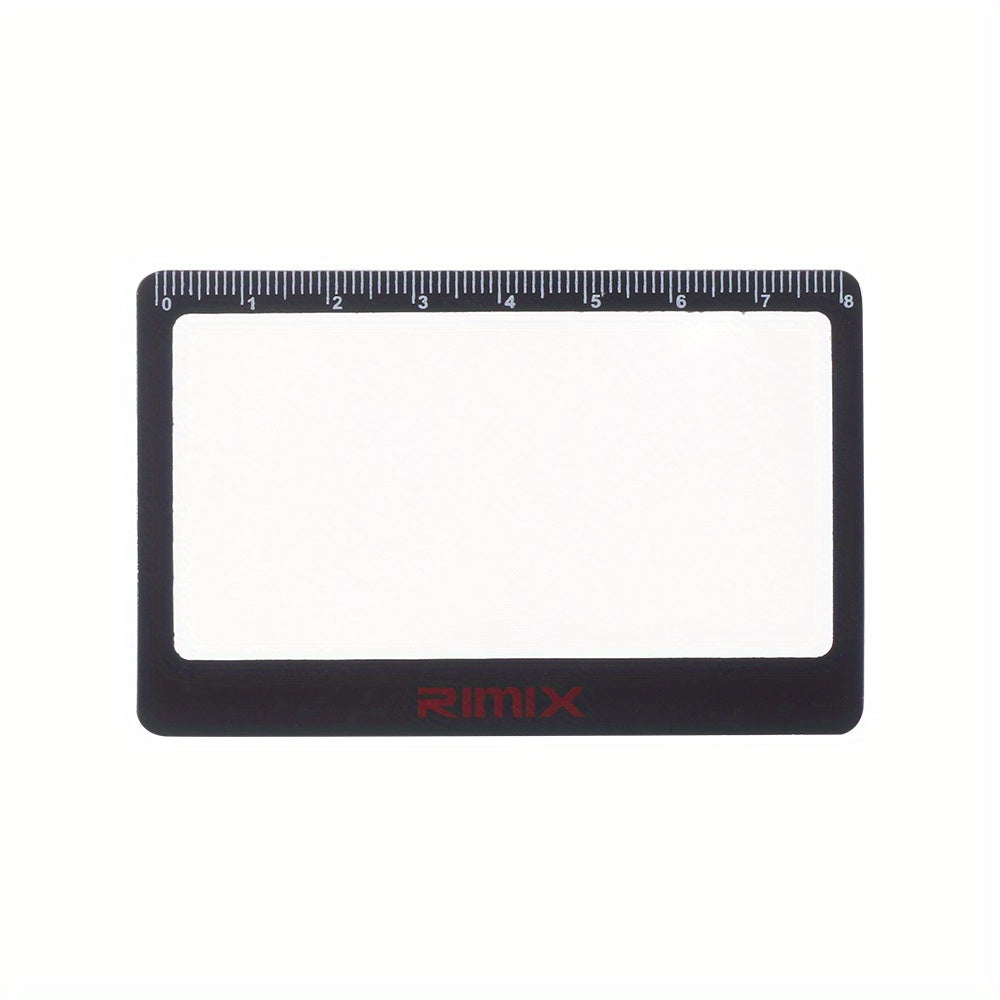Credit Card Size Magnifier 8.5x Magnification Fresnel Lens