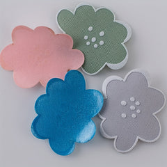 4pcs Cloud Iron On Patches Sew On Embroidered Applique Repair Patch DIY Crafts