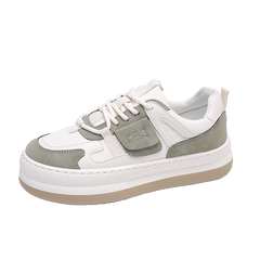 Women's Lace Up Flatform Skate Shoes Non Slip Running Shoes
