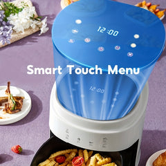 8L Air Fryer LED Digital Touchscreen Kitchen Aid Healthy Cooker