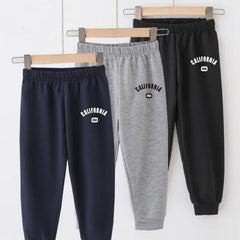 3pcs CALIFORNARIA Boys Casual Active Sweatpants Quick-drying Jogger Sports Pants