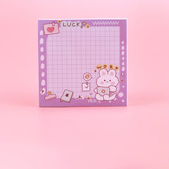 Cute Rabbit Sticky Notes - Tearable Office Note Paper