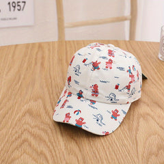 Kids Letter Embroidered Sunshade Baseball Cap
