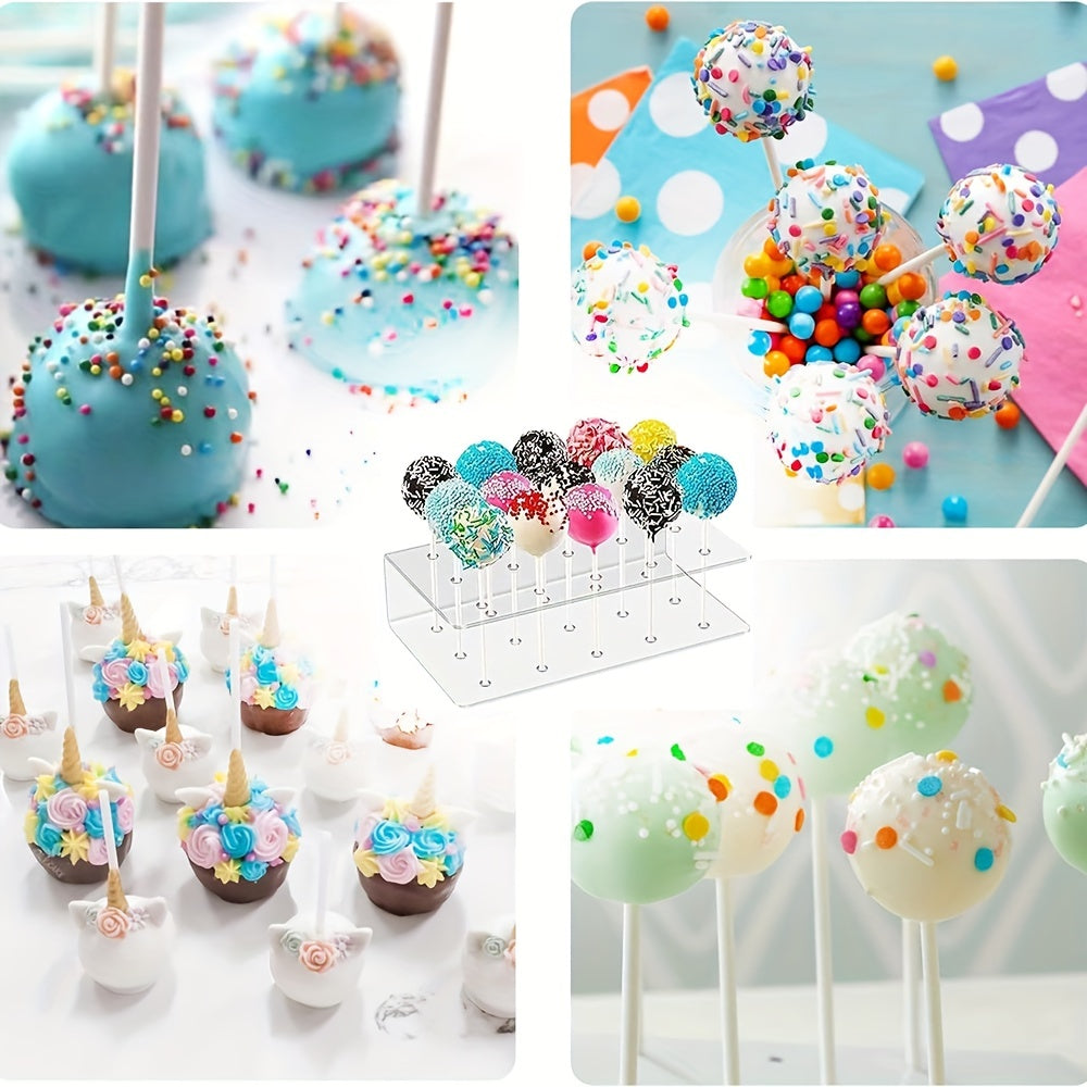 Acrylic Cake Pop Stand Display for Parties & Events