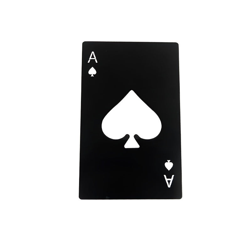 Ace Poker Bottle Opener Pocket Tool for Beer Cards Spades