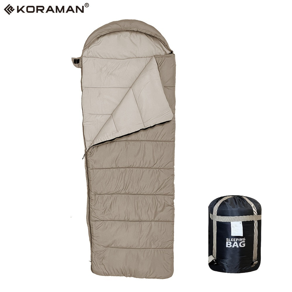 KORAMAN 4 Season Cotton Camping Sleeping Bag Warm & Lightweight