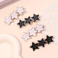 4pcs Sweet Star Hair Clip for Women Girls