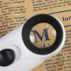 Handheld 40X Magnifying Glass for Identification