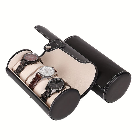Three position Roll up Watch Storage Box Anti oxidation Soft Pillow Display