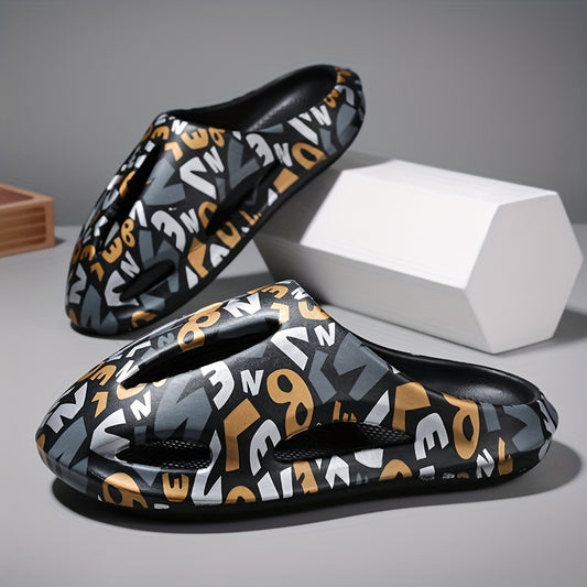 Men's/Women's Clogs Garden Shoes Lightweight Sandals Letter Print