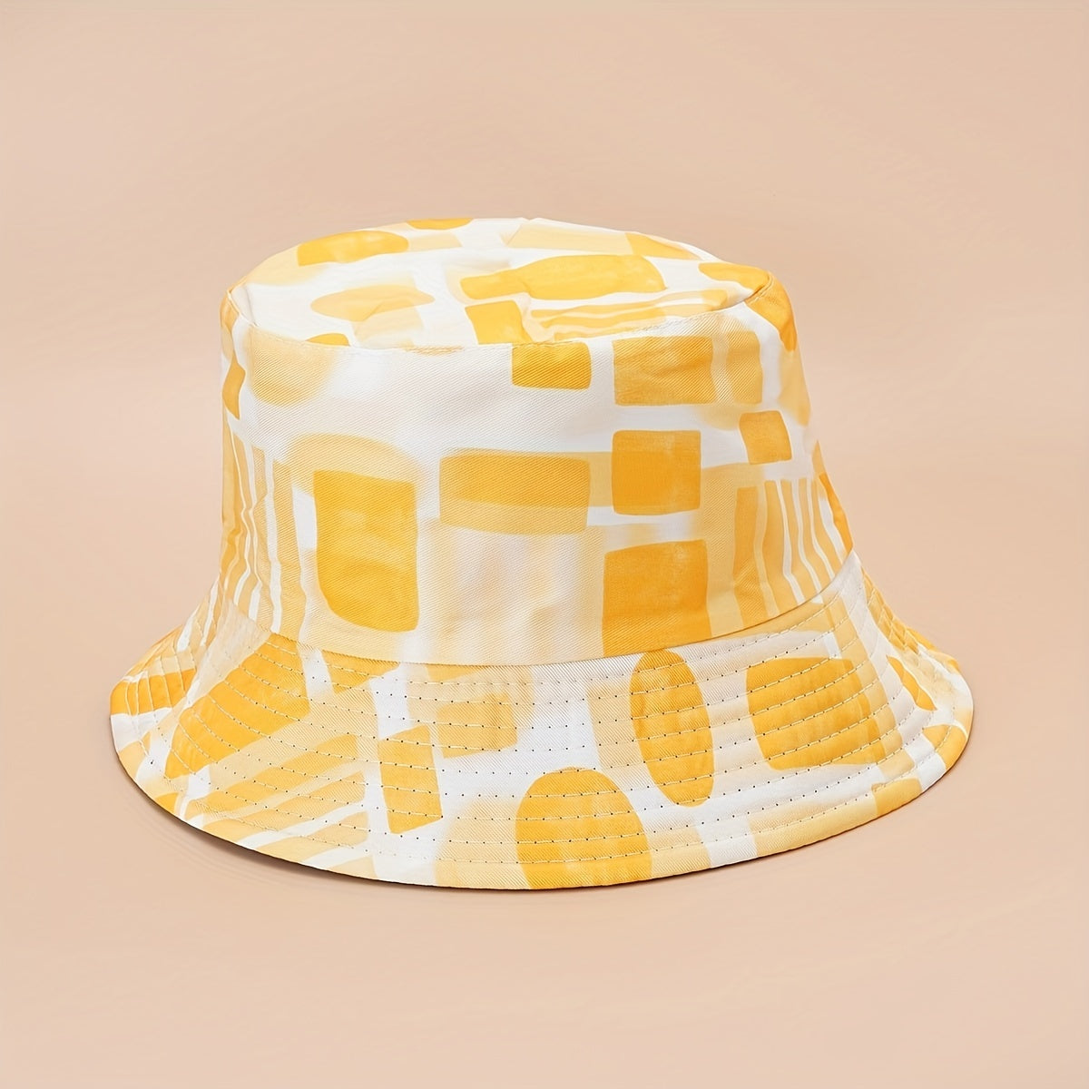 Geometric Print Sun Hat Bucket Hat for Men