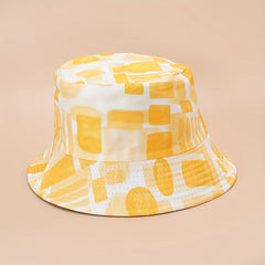 Geometric Print Sun Hat Bucket Hat for Men