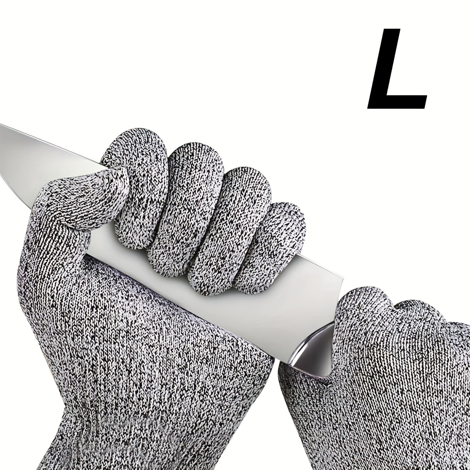 2pcs Cut Resistant Gloves Durable Safety Protection Enhanced Grip
