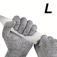 2pcs Cut Resistant Gloves Durable Safety Protection Enhanced Grip