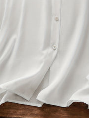  Basic Blouse Women's Plus Plain Long Sleeve Shirt