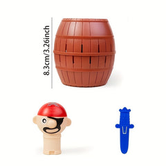 Pirate Barrel Toy Family Board Game Parent Interactive Educational Entertainment