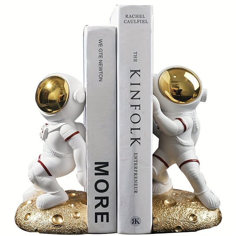 Spaceman Book Stand Desk Storage Astronaut Decoration Student Office