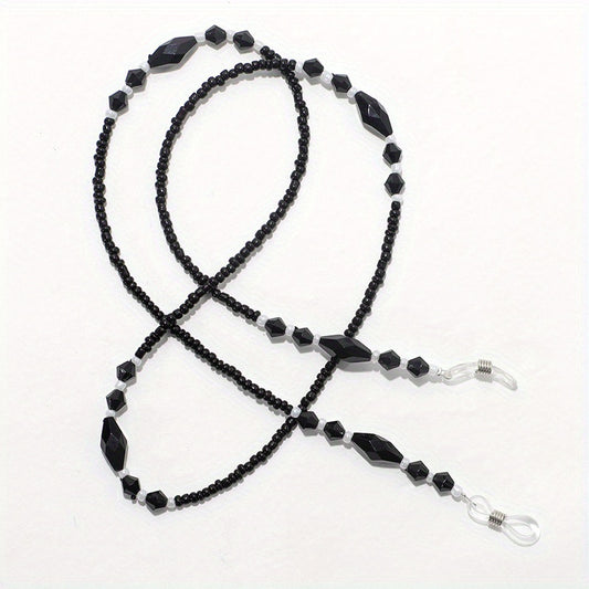 Rhombus Beaded Glasses Chain Anti Slip Sunglasses Reading Glasses Lanyard