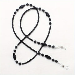 Rhombus Beaded Glasses Chain Anti Slip Sunglasses Reading Glasses Lanyard