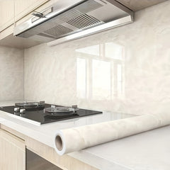 Marble Pattern Self-Adhesive Wallpaper for Kitchen Countertop