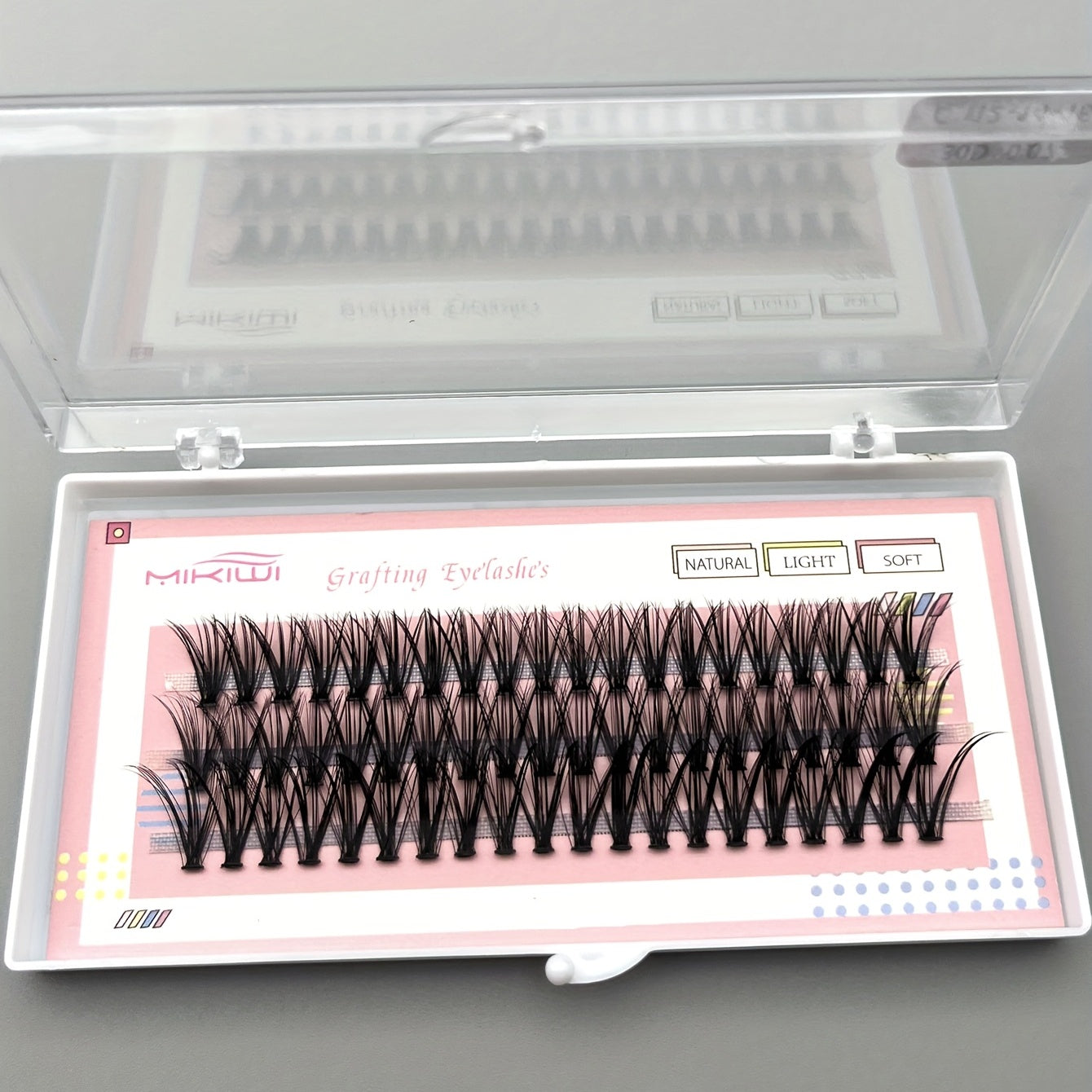 60 Cluster Lashes 30D C Curl Mix 12 14 16mm Indiv...